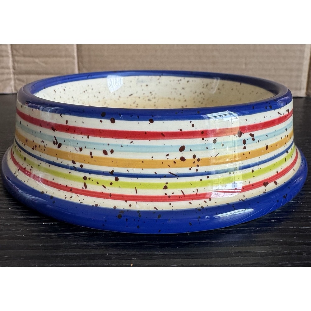 Pfaltzgraff Sedona Hand-Painted Cat Pet Food Dish Beautiful Craftsmanship 5" - Picture 2 of 5